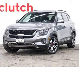 2022 KIA SELTOS SX TURBO W/BLACK INTERIOR W/APPLE CARPLAY & ANDR