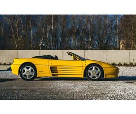 FERRARI 348 1993 FERRARI 348 JAUNE MANUEL, 5 VITESSES CONDUITE À GAUC...