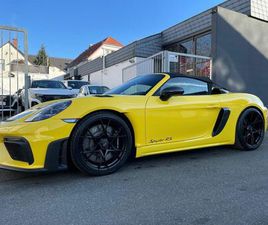 PORSCHE 718 BOXSTER SPYDER RS PORSCHE 718 SPYDER RS WEISSACH |CARBON|LIFT|BOSE|KAMERA|