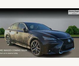 LEXUS GS GS 450H 3.5 450H V6 F SPORT CVT EURO 6 (START/STOP) 4DR