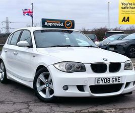 BMW SERIE 1 120 2008 BMW 1 SERIES 2.0 PETROL AUTOMATIC 120I HATCHBACK 5 SEATS PART LEATHER ULEZ COMPLIANT HATCHBA...