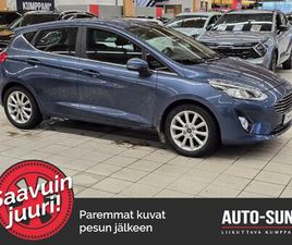 FORD FIESTA FORD FIESTA 1,0 ECOBOOST 100HV A6 TITANIUM 5-OVINEN - #KORKO 2,99% + KULUT - #MERKKIHUOLLETTU #HIHNA VAIHDETTU 1/2026 #LÄMPÖPAKETTI