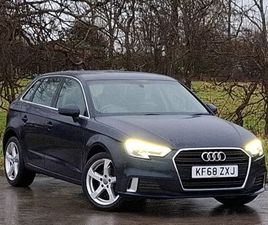 AUDI A3 SPORTBACK 30 TDI 2019 AUDI A3 1.6 30 TDI (START/STOP) SPORTBACK 5D S TRONIC