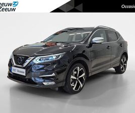 NISSAN QASHQAI 1.2 TEKNA + | AIRCO | NAVI | CAMERA | TREKHAAK | STOELVERWARMING | LEDER | PANORAMADAK | BOSE |