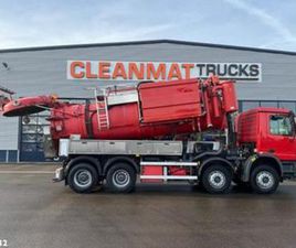 MERCEDES-BENZ ACTROS 4141 8X4 KROLL SAUG/SPUL AUFBAU — VRACHTWAGENS — MARKTPLAATS