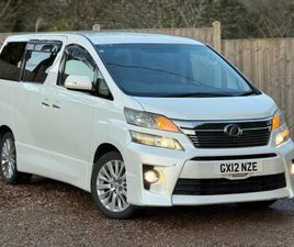 2012 TOYOTA VELLFIRE MPV PETROL AUTOMATIC