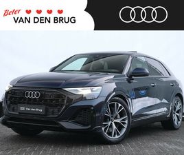 AUDI Q8 55 TFSI E QUATTRO PRO LINE S | HUD | TREKHAAK | PANO | 360° CAMERA | STUURVERWARMING | LUCHTVERING | DODEHOEKDETECTIE | STOELVERWARMING V+A |
