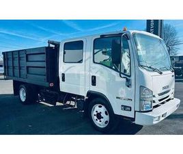 THING SPRING!! 2018 ISUZU NPR XD CREW CAB DUMP WITH LOW MILES