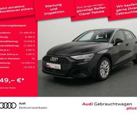 AUDI A3 SPORTBACK SPORTBACK E S-TRON AHK NAVI VIRT ACC CARPL