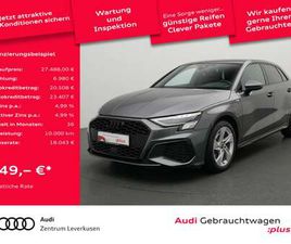 AUDI A3 SPORTBACK SPORTBACK E S LINE S-TRON PANO LEDER NAVI