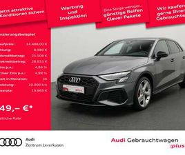 AUDI A3 SPORTBACK 40 TFSI E SPORTBACK 45 E S LINE S-TRON NAVI LEDER AH