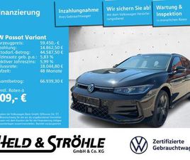 VW PASSAT VARIANT R-LINE BLACK EHYBRID 19 AHK PANO