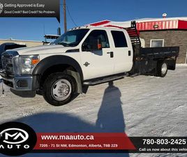 2015 FORD SUPER DUTY F-550 DRW 4WD CREW CAB 11 FT FLATBED