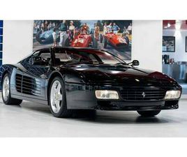 1992 FERRARI TESTAROSSA NOIR MANUEL, 5 VITESSES CONDUITE...