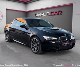 BMW M3 CABRIOLET E93 RHD - DKG - SUIVI ENTRETIEN - IMMATRICULATION FRANÇAISE - GARANTIE 12 MOIS