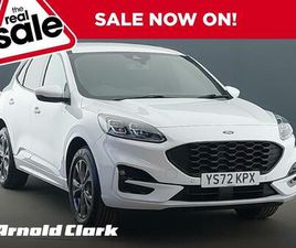 FORD KUGA 2.5 ECOBOOST DURATEC 14.4KWH ST-LINE CVT EURO 6 (START/STOP) 5DR