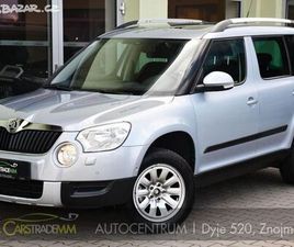 ŠKODA YETI 2.0TDI DSG 4X4 TAŽNÉ PANO ČR 103 KW