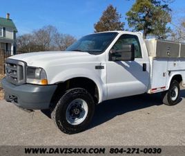 2004 FORD F-250 SUPERDUTY REGULAR CAB UTILITY THIN BODY WORK TRUCK