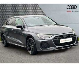 2025 AUDI A3 40 TFSI E BLACK EDITION 5DR S TRONIC [TECH PACK] HATCHBACK PLUG-IN HY AUTOMATIC