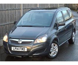 2014 VAUXHALL ZAFIRA 1.8I [120] EXCLUSIV 5DR MPV PETROL MANUAL