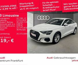 AUDI A3 LIMOUSINE 30 TFSI S TRONIC NAVI DAB VC PDC