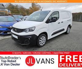 2022 PEUGEOT PARTNER BLUEHDI 850 PROFESSIONAL LONG CREW 6DR LWB EURO 6 2022 COMBI DIESEL MANUAL