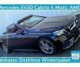 MERCEDES CLASSE E CABRIOLET E 450 MERCEDES-BENZ E 450 4MATIC AMG WEBASTO ACC SITZKLIMA 360 4XSH