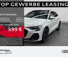AUDI A3 SPORTBACK TFSIE S LINE OPS+ MATRIX KAMERA SON