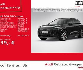AUDI SQ6 E-TRON PANO AHK B&O HUD NAV LUFT NAV+ LEDER