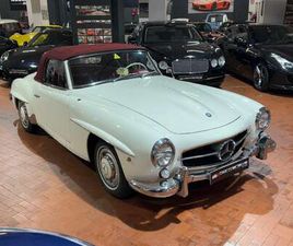 MERCEDES SL 190 SL SL AVORIO-CAPOTE ROSSA-MATCHING NUMBERS-ASI ORO