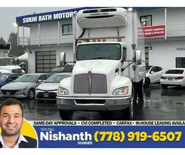 2020 KENWORTH T370 26' REEFER + TUCKAWAY TAILGATE + HYDRAULIC BRAKES