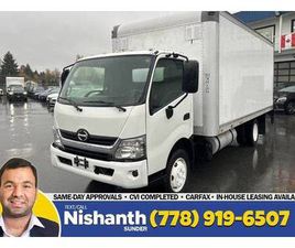 HINO MOTORS 195 2018 HINO 195 18' DRY BOX + ELECTRONIC SIDE DOOR + TUCK LIFTGATE