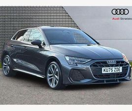AUDI A3 SPORTBACK 1.5 TFSIE S LINE SPORTBACK S TRONIC EURO 6 (START/STOP) 5DR 17.9KWH