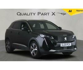 2021 PEUGEOT 3008 1.5 BLUEHDI GT EAT EURO 6 (START/STOP) 5DR HATCHBACK DIESEL AUTOMATIC