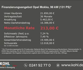 OPEL MOKKA OPEL MOKKA GS LINE 1.2 TURBO 130 PS SHZ LHZ RÜCKFAHRK