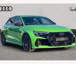 AUDI A3 SPORTBACK S3 2.5 TFSI CARBON BLACK SPORTBACK S TRONIC QUATTRO EURO 6 (START/STOP) 5DR