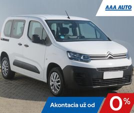 CITROEN BERLINGO CITROEN BERLINGO 1.5 BLUEHDI, SR,1.MAJ, KLÍMA, TEMPOMAT