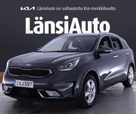 KIA NIRO PLUG-IN 1,6 GDI EX DCT - 1- OMISTEINEN SUOMI-AUTO MERKKILIIKKEEN HUOLTOHISTORIALLA! UUDENVEROISET TALVIRENKAAT / PERUUTUSKAMERA / ADAPT. VAKKARI **** M