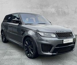 LAND ROVER RANGE ROVER SPORT SVR 5.0 V8 SUPERCHARGED 551CH | TOIT PANO • HUD • CAMÉRA 360° • RÉGULATEUR ADAPTATIF • JANTES 22”