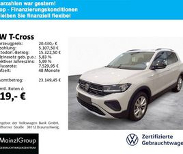 T-CROSS 1.0 TSI GOAL NAVI LED SHZ VIRTUAL ACC