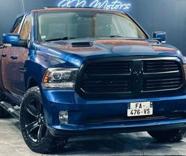 DODGE RAM 1500 5.7 V8 395 FLEXFUEL HEMI CREW CAB SPORT GARANTIE 12 MOIS EXCELLENT ÉTAT SUIVI EXEMPLAIRE