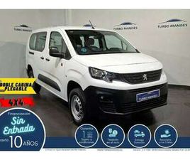 PEUGEOT PARTNER COMBI 4X4 COMBI 5 PLZ. DOBLE GABINA PLEGABLE 1.5 HDI