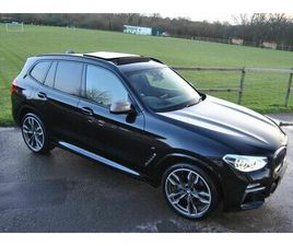 BMW X3 M40I BMW X3 3.0 M40I GPF SUV 5DR PETROL AUTO XDRIVE EURO 6 (START/STOP) (354 PS)