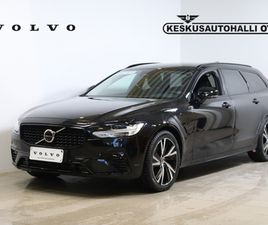 VOLVO V90 T6 VOLVO V90 T6 AWD LONG RANGE PLUS DARK AUT - TEHDASTAKUU+VOLVO SELEKT TAKUU / ADAPT VAKIONOP / 360 / KOUKKU / NAHAT / SÄHKÖPENKIT / GOOGLE / VOLVO ON CALL / FULL