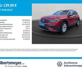 VOLKSWAGEN TIGUAN ALLSPACE VOLKSWAGEN TIGUAN ALLSPACE 1.5 TSI LIFE +STANDHEIZUNG+LED++