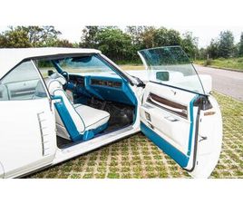 1972 CADILLAC ELDORADO BLANC AUTOMATIQUE CONDUITE À GAUCH...