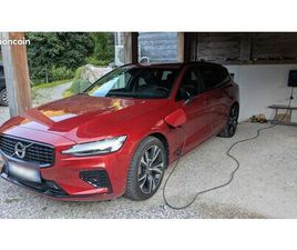 VOLVO V60 T6 AWD R-DESIGN HYBRIDE RECHARGEABLE 253 CH + 145 GEARTRONIC 8 PLUS STYLE DARK