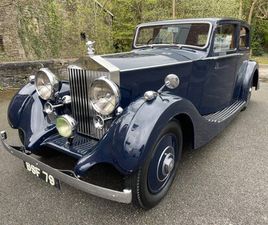 ROLLS ROYCE 25 30 1937 ROLLS-ROYCE 25/30 H.P. - SPORTS SALOON BY H J MULLINER CHASSIS NUMBER GAR 46.