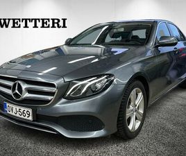MERCEDES-BENZ E 350 D A PREMIUM BUSINESS/SUOMI AUTO/MERKKI HUOLLETTU/PERUUTUSKAMERA/NAVI - WETTERI VAIHTOAUTO TARKASTETTU/HIENO AUTO/ V6 DIESEL/