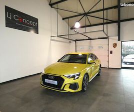 AUDI A3 IV BERLINE 35 TFSI 150 CH S LINE BVM6 - 1°MAIN - ORIGINE FRANCE - SUIVI AUDI - TVA - 29'965 KM - SIÈGES SPORT - APPLE CARPLAY - FULL LED - JANTES 18